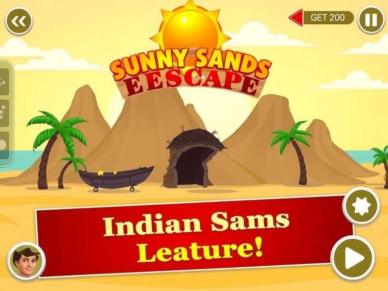Sunny Sands Escape Gameplay Screenshot